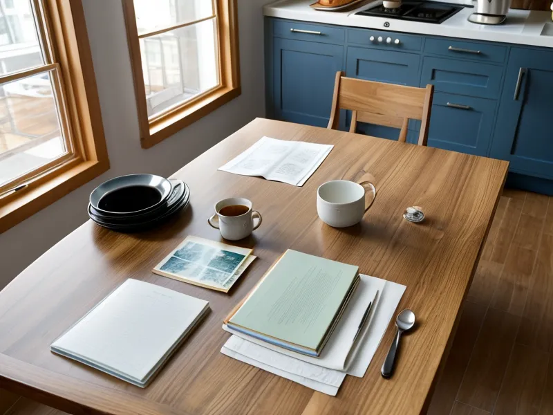 Close-up of legal documents and a pen on a wooden table surface.