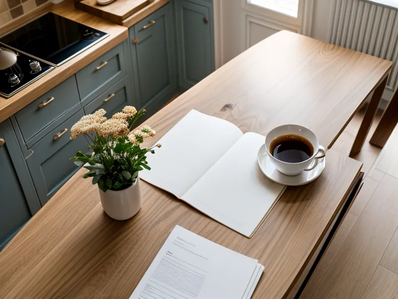 Printed Indiana will signature page and a pen on a wooden table, ready for two witnesses