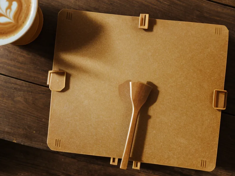 A close-up of a manila folder and old keys on a wooden table.