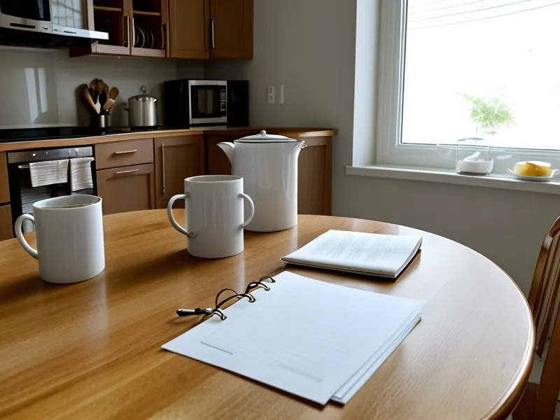 A calculator on a handwritten list of home renovation costs.