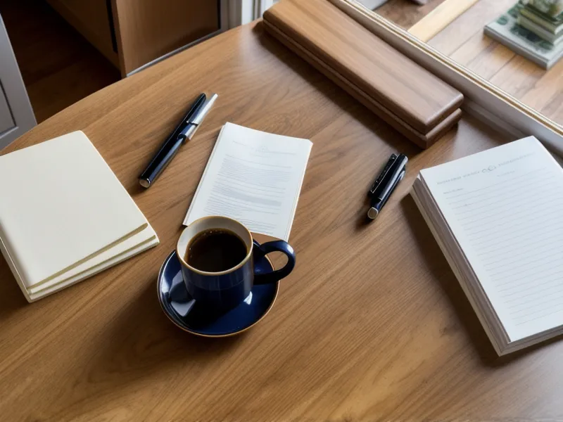 Close-up of a tax form and a calculator on a kitchen table