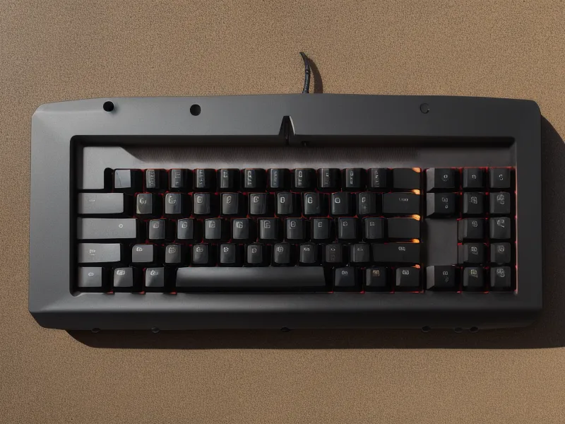 Close-up of a mechanical keyboard used for typing legal documents at home.