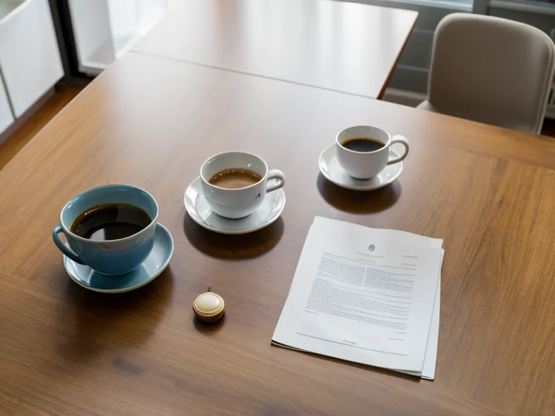 Close-up of a printed legal document on a wooden table with a pen.
