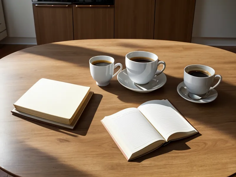 A printed legal document from WillMaker software on a wooden kitchen table.