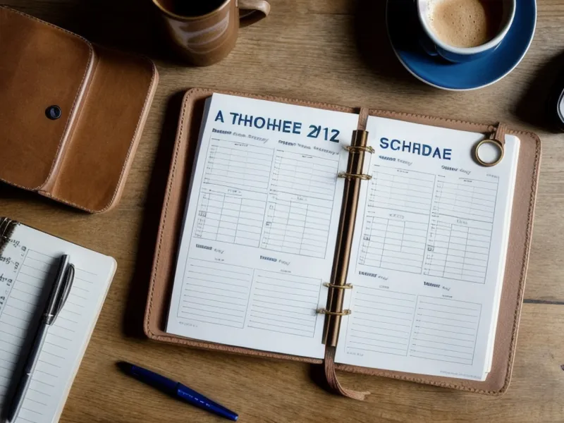 A printed Schedule A document listing kitchen renovation materials on a maple table.
