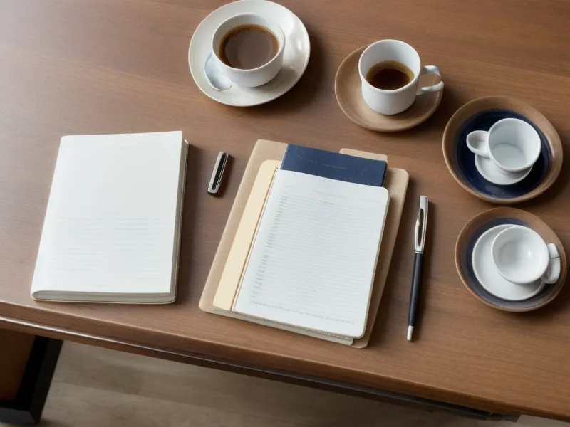 An IRS 1099-NEC tax form and a contractor agreement on a kitchen table.